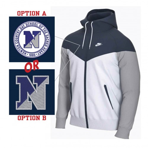 Nike Men's Training Windbreaker (Navy/White)